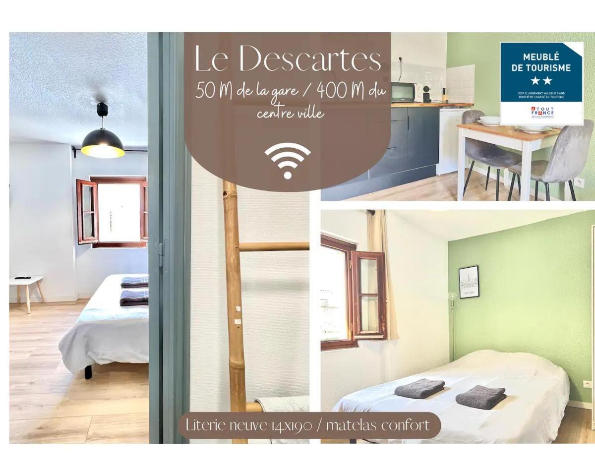 Le Descartes, A 50M De La Gare Fibre/Tv Connecte Apartment Poitiers Ngoại thất bức ảnh